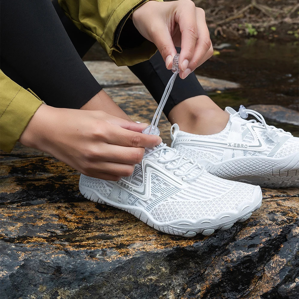 Oiaano Barefoot Woman White Shoes Water Mesh Minimalist Sneakers Sports Aqua Beach Soft Sole Light Breathable Outdoor Hikking 260626 - view 5