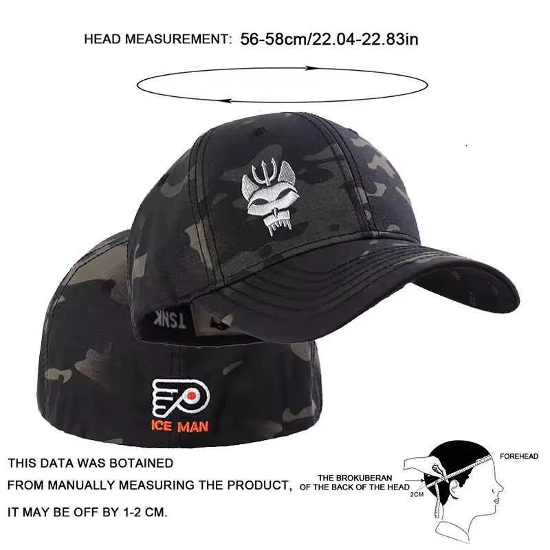 hat Fashion hop Men hip sealed cotton baseball personality embroidery camouflage caps Men Women snaphats gorras M260626 - view 4