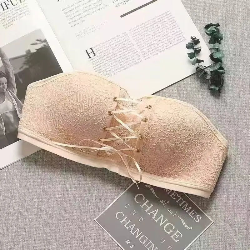 Womens bra sexy Lace Lingerie Fashion Push Up Comfort Brassiere For Girls Without Steel Rings Female 260626 - view 5