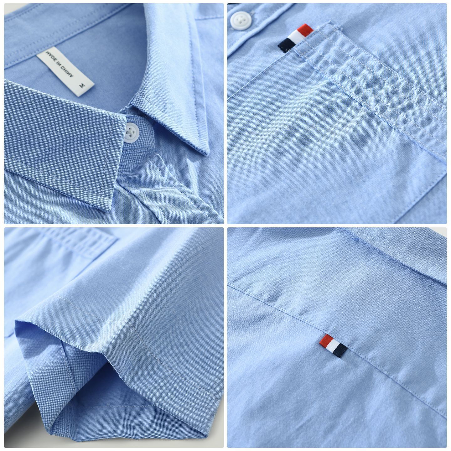 Japanese-Style Color-Blocked Thin Short-Sleeve Shirt For Men, Fashionable, Versatile, Artistic, Casual, Loose-Fitting Top - view 5
