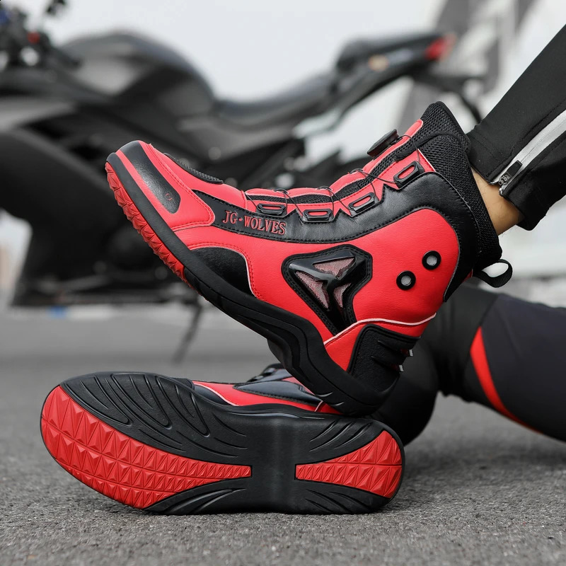 Motorcycle boots four seasons hightop outdoor riding fashion protective motorcycle shoes plus size offroad cycling 260626 - view 7