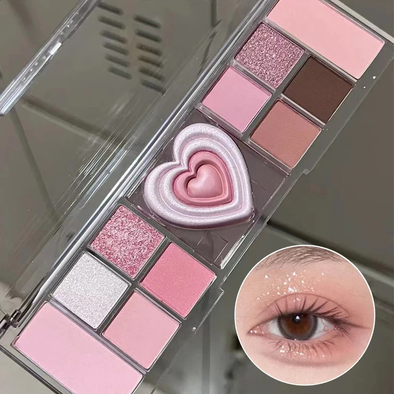12-Color Tea Apricot Eye Makeup Palette Low Saturation Eyeshadow Palette Pearlescent Matte Shimmer Earth Color Eye Shadow Beauty 260626 - view 1