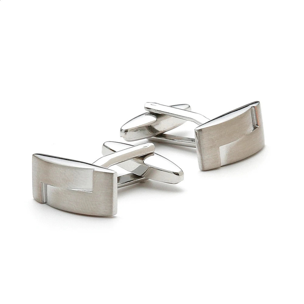 Cufflinks for Men TOMYE XK21S027 Classic Silver Color Square Button Cuff Links Dress Shirts Gifts Jewelry 260626