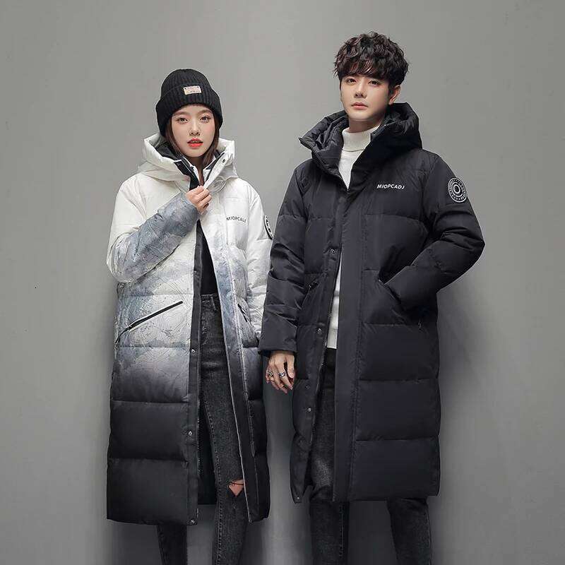 Comfortable Style Winter Outdoor Trend Long Feather Breathable Windproof Warm and Versatile Down Jacket W260626 - view 4