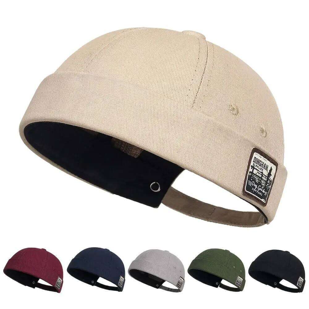 Casual Baseball Cap Summer Brimless Adjustable Cycling Riding Beanie Unisex Lightweight Outdoor Sport Camping Hiking Hat W260626