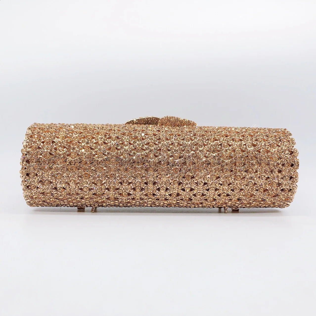 Female Grey Crystal Clutches Lady Evening Bag Party Prom Stones Handbags y Women Wedding Bridal Clutch Purse 260612 - view 5