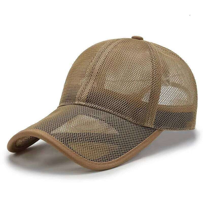 Summer Men Hat Openwork Brim Breathable Mesh Cap Outdoor Sports Sunscreen Baseball Women Sunhat NEW W260626 - view 7