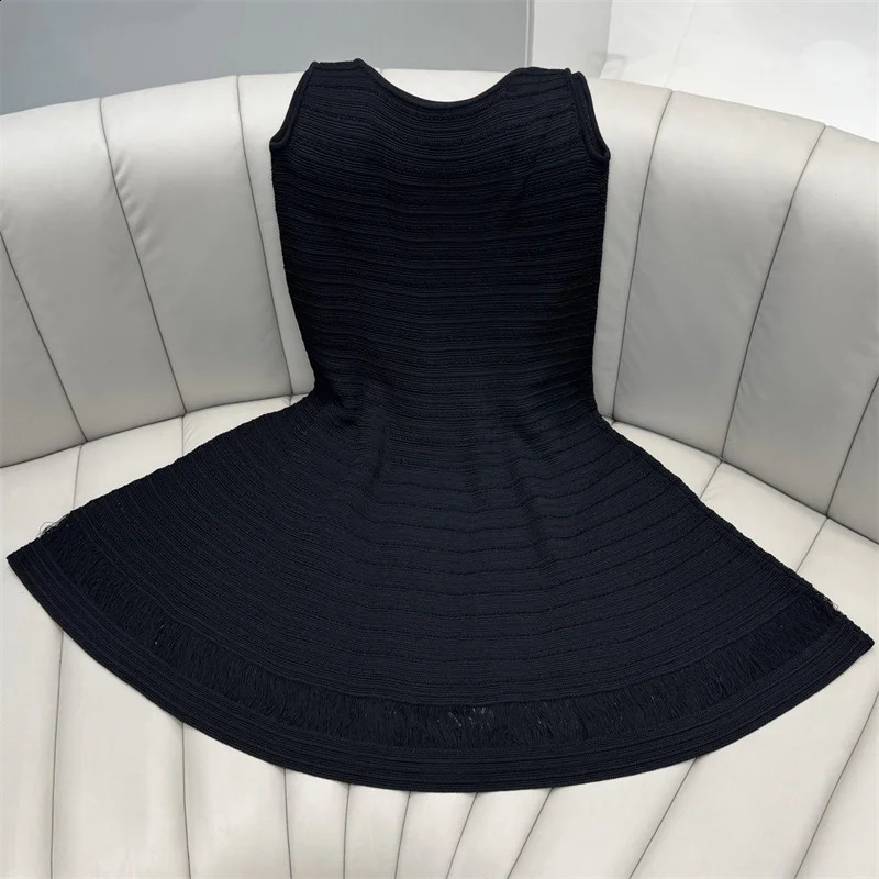 womens dress elastic knitted slim mini for summer 2026 suspender sleeveless short y2k casual dresses 260625 - view 5