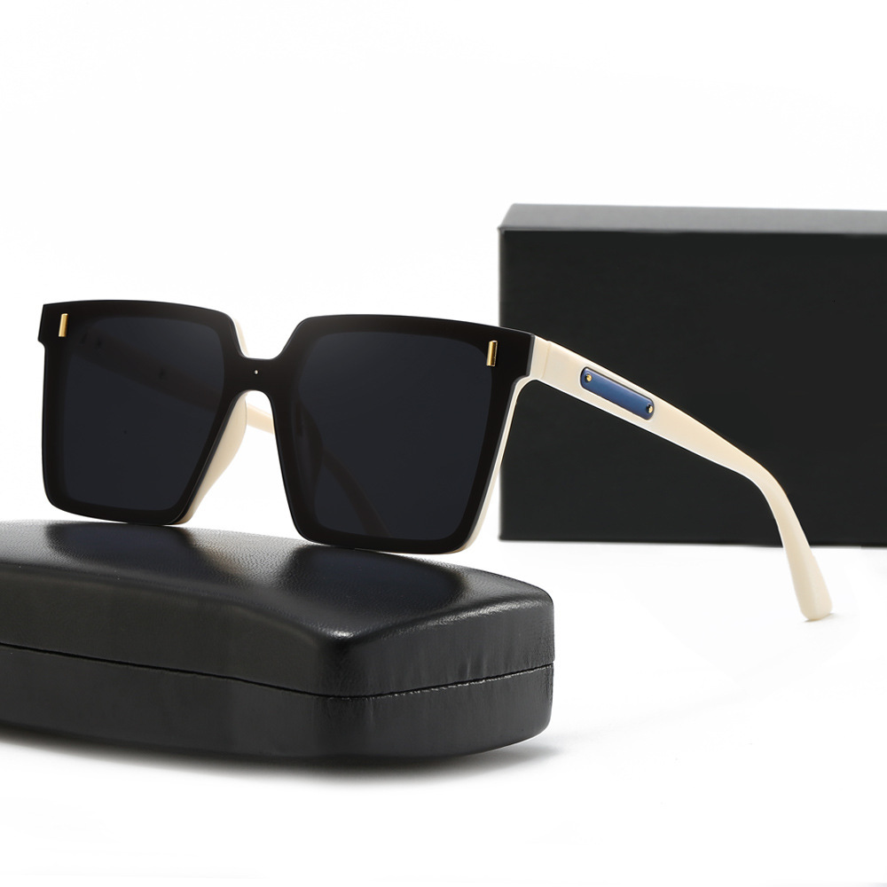 GM Sunglasses for Women High-End Fashion Large Frame Internet Celebrity Style Wholesale Men's One-Piece Polarized Glasses wholesale - view 6