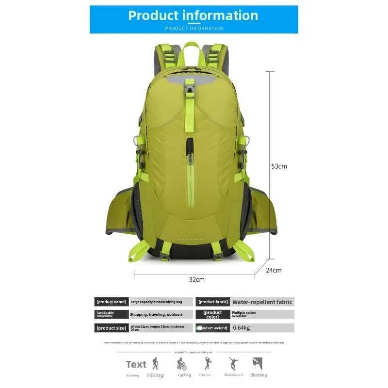 womens large and capacity mens double-shoulder travel bag anti-scratch and wear-resistant for hiking new sports model M260626 - view 3