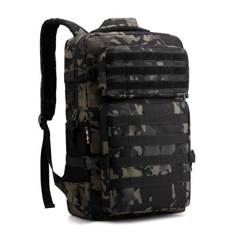Backpacks Mens Camouflage Backpack Tactical Hiking And Camping Backpack LargeCapacity Multi-layer Outdoor Sports Backpack M260626