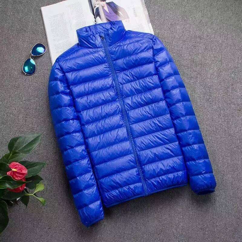 0-10 Men's Winter Jacket Ultra Light Duck Down Jackets Portable Hooded Puffer Feather Thin Parkas Windproof Outerwear Coat 5XL W260626 - view 4
