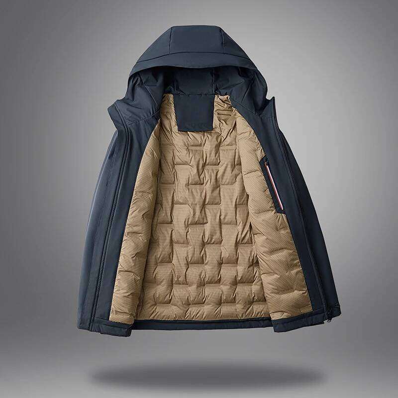 90% White Duck Men's Waterproof Windproof Warm Down 2026 Winter Jacket Casual Thick High-quality Clothing J260626 - view 6