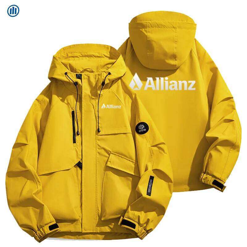 Allianz Men's Waterproof Hiking Jacket Windproof, Breathable, Cool Stylish - Suitable for Fishing, Camping and Mountaineer W260626 - view 3