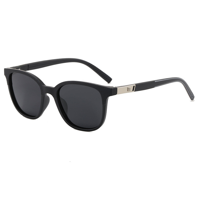 chic mens solar shades contemporary oval frame polarized lenses w superior sun defense - view 7