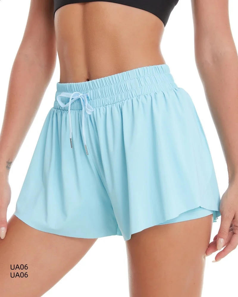Breathable Womens Sports Shorts - Elastic Drawstring Waist Liner Side Pocket Ideal for Gym Yoga Running Casual Wear 260626 - view 5