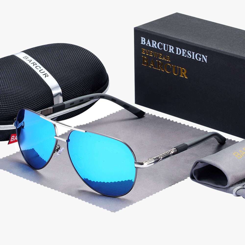 BARCUR Fashion Glasses Hot Style Men sunglasses Polarized UV400 Protection Driving Sun Glass Male Oculos De Sol 26Y0626 - view 1