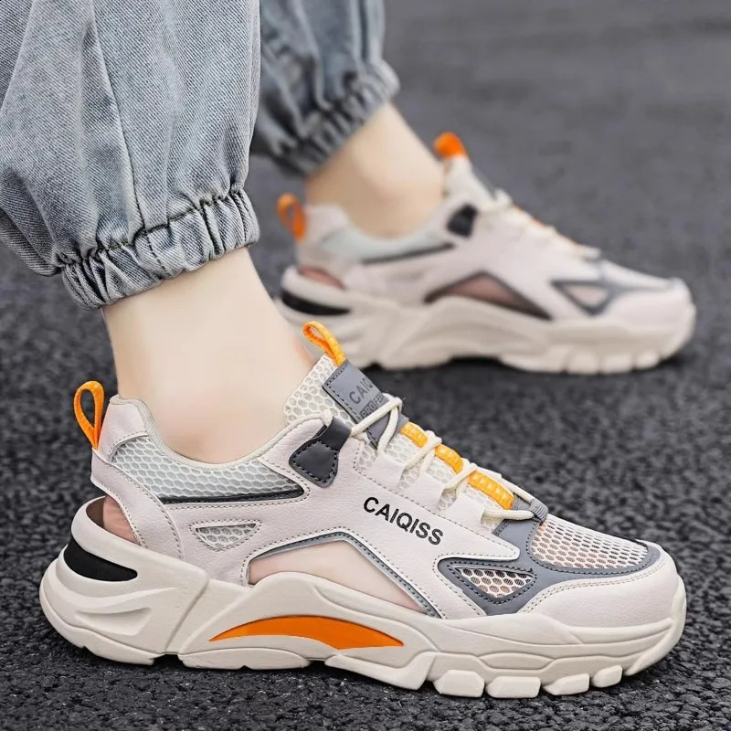 Mens Summer Sandals Breathable Sports Beach Shoes Outdoor Casual Slides for Teenagers TrendyLightweight Footwear n 260626 - view 4