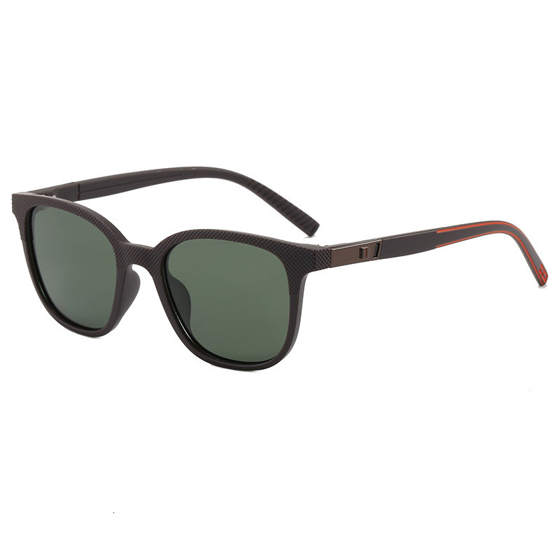 chic mens solar shades contemporary oval frame polarized lenses w superior sun defense - view 8