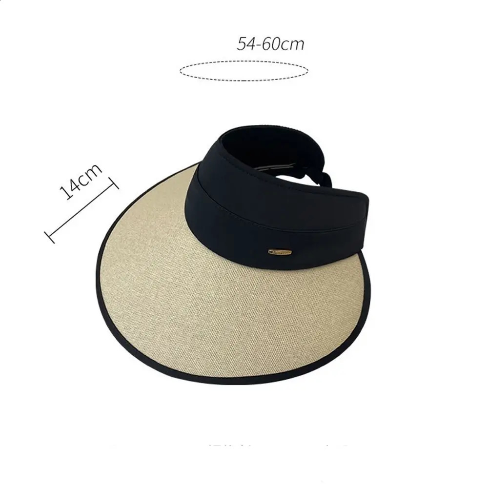 Anti-Sun Empty Top Hat Anti-UV Breathable Sunshade Hat UPF50 Foldable Sun UV Protection Cap for Summer 260625 - view 7