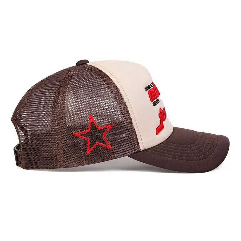 Embroidery Junkie Letter Unisex Modern Baseball Net Caps Spring and Summer Outdoor Adjustable Casual Hats Sunscreen Hat M260626 - view 5
