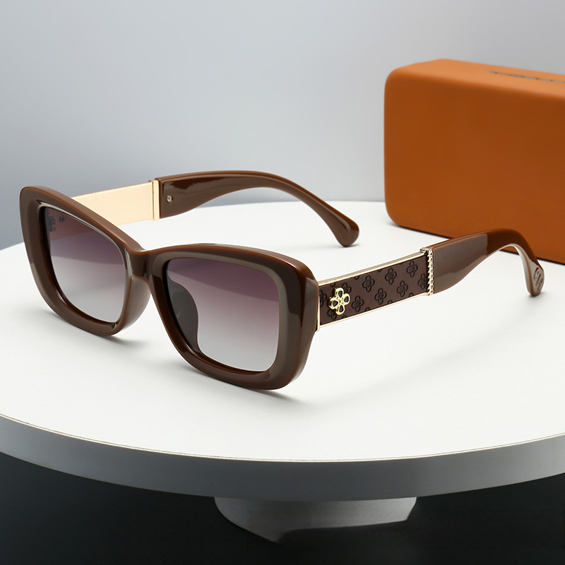 2026 Designer's New Niche Cat's Eye Frame Light Luxury Style High Quality Polarized Female Sunglasses Tiktok Little Red Book Net Red Sun Sha - view 3