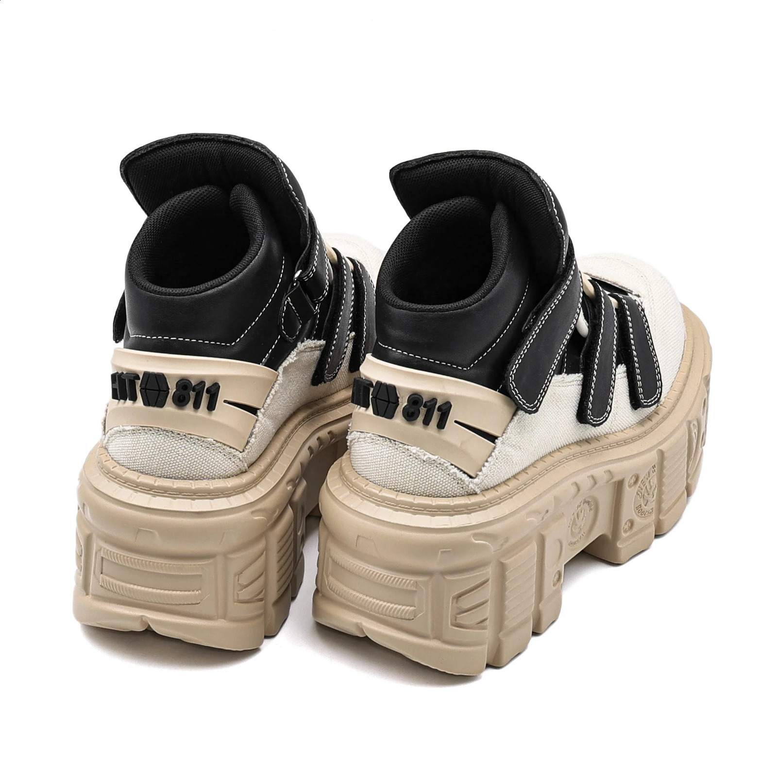 Gothic Ankle Boots 2026 Woman Sneakers Punk Style Women Shoes Rock Laceup Heel Height Platform Metal Decor 260616 - view 5