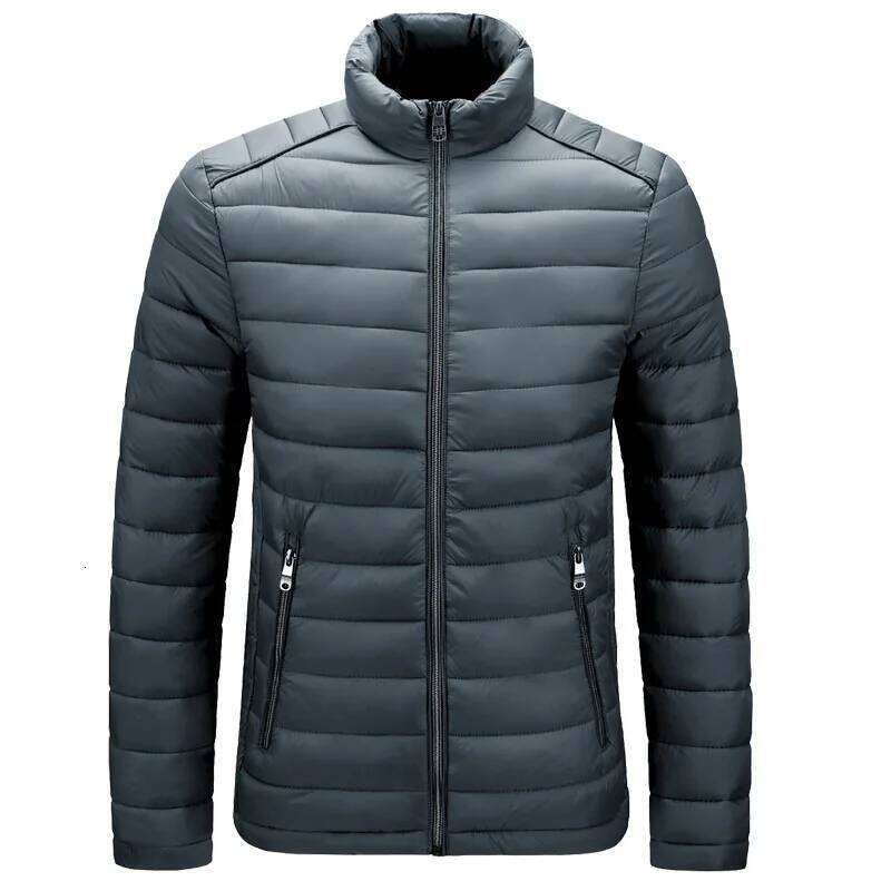 Autumn Winter New Men's Fashion Warm Stand Collar Jackets Parkas Coat Men Casual Windproof Parka Slim Outwear Man 6XL J260626 - view 6
