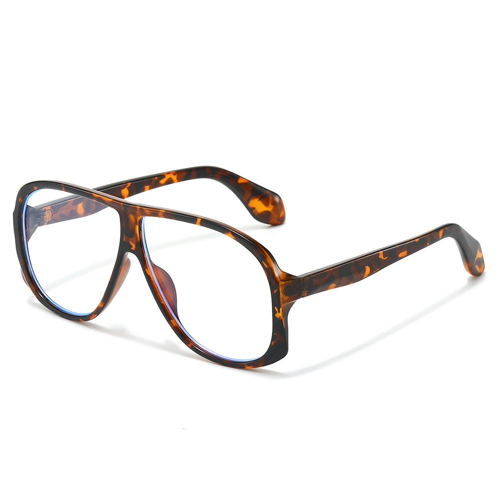 26 New Models Of Large-Frame Fashion Sunglasses For Men And Women, Versatile Sunshade Trendy Street Style Glasses, Flat Lenses - view 5