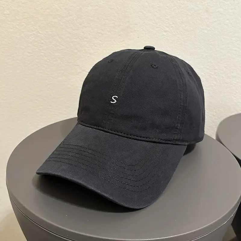 Slimming Baseball Korean Face Style S Embroidery Adjustable Unisex Sun Hat Summer 2026 Daily Casual Ins Trendy Birthday Gift M260626 - view 6