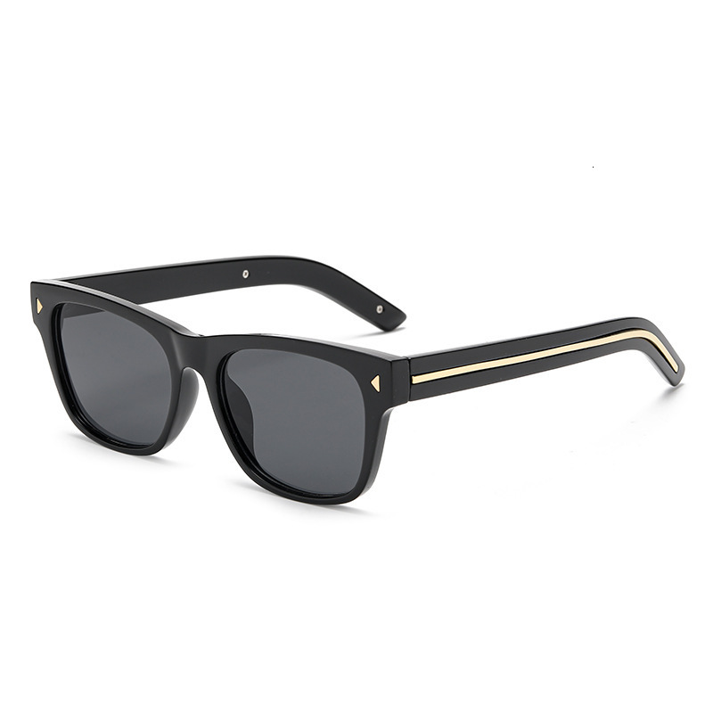 20 New Simple Square Frame European And American Fashion Casual Versatile Vacation Internet Celebrity Style Women's Sunglasses