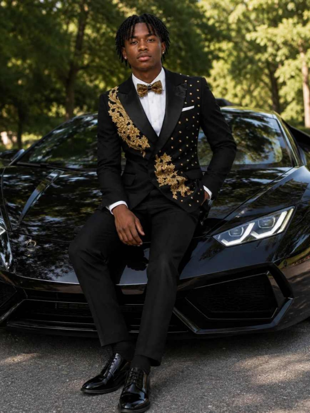 Exquisite Wedding Tuxedos Crystal Appliques 2 Piece Set Men Suit Handsome Jacket Pants Groom Evening Prom Blazers Customized - view 3