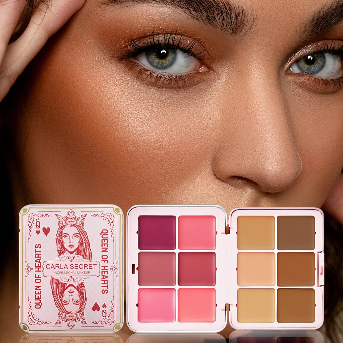 12-color concealer and blush palette Matte and highlight contour makeup rouge palette 260625