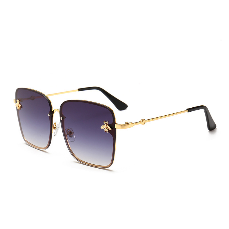 New 1843 European And American Style Women, Unique Metal Square Frame Sunglasses For Men, Trendy Sun Glasses - view 1