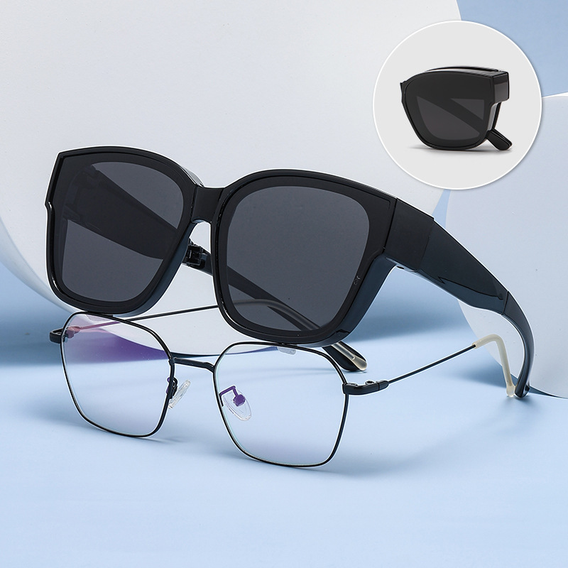 2026 New Folding TR Myopia Glasses Set For Men, Polarized UV400 Protection Driving Sunglasses Wholesale