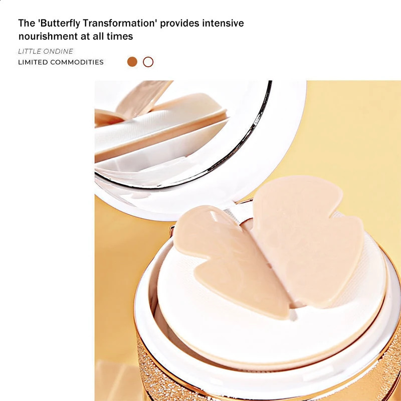 Air Cushion BB Cream Moisturizing Foundation Concealer Whitening Oil-control Waterproof Butterfly Powder Puff Makeup Cosmetics 260625 - view 7