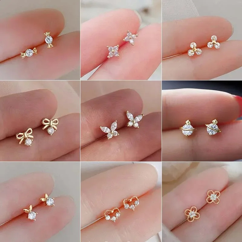 925 Silver Needle Zircon Earrings Hypoallergenic Fashion Ear Studs Female Pendant Tassel Pendant Earrings for Women Jewelry Gift 260626 - view 3
