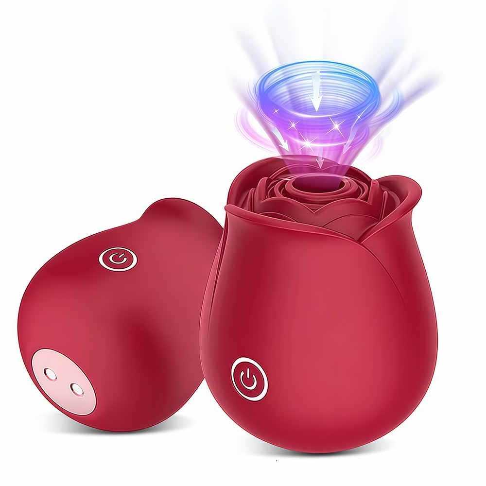 Vibrator 10 Speed Rose Suker G-spot Dildo Clitoris Stimulating Sucking Female Sex Toy USB Rechargeable Rose-shaped Mini Massager M260626