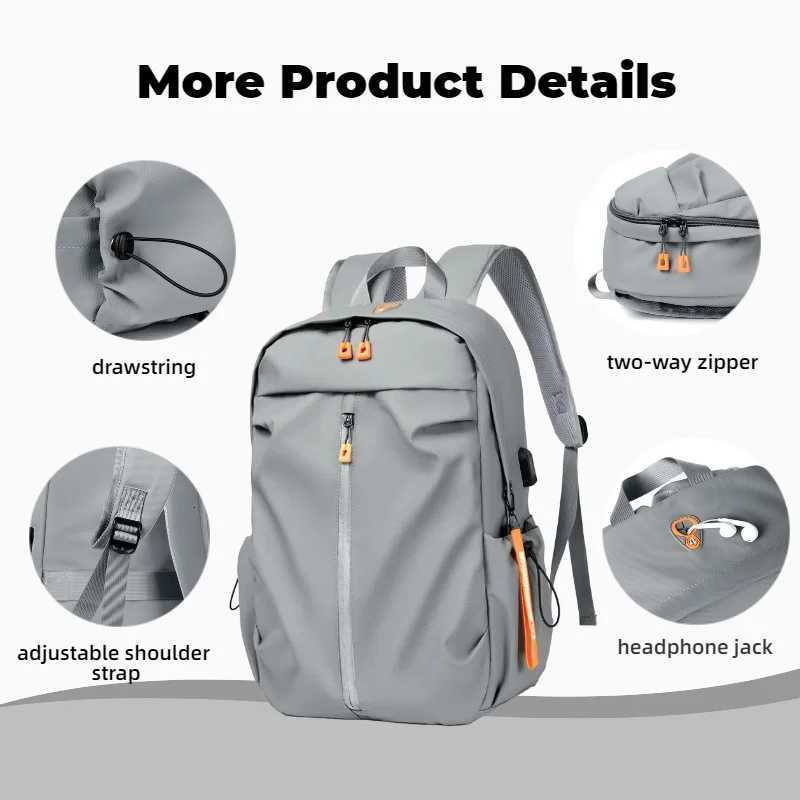 Large Backpack Fashionable Capacity Multifunctional Casual Travel Backpack Business Computer Backpack University Backpack M260626 - view 6