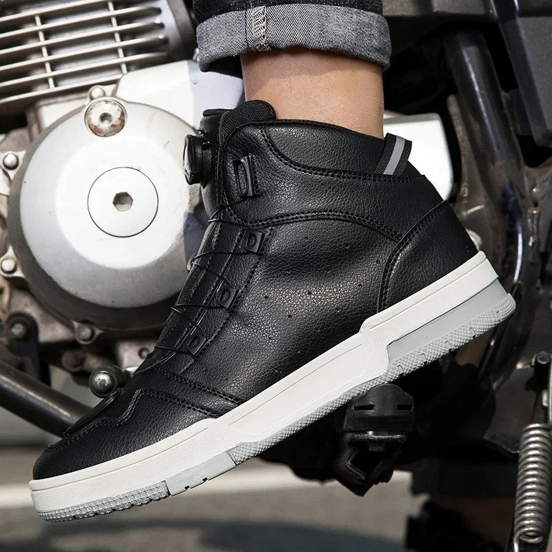 Motorcycle Boots Men Women Knight Outdoor Riding Antislip Spring Sneakers Shoes Bicycle Mountain Racing Road Speed Summer 260626 - view 7