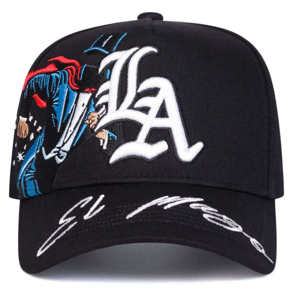 Unisex Gothic LA Magician Embroidery Baseball Caps Spring Autumn Outdoor Adjustable Casual Hats Sunscreen Hat Sports Cap W260626 - view 5
