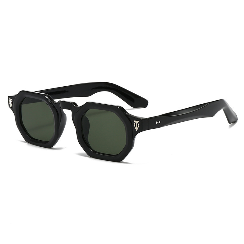 New European And American Geometric Frame Foreign Trade Sunglasses, Trendy Street Style, Modern Charm, Retro Sunglasses - view 3