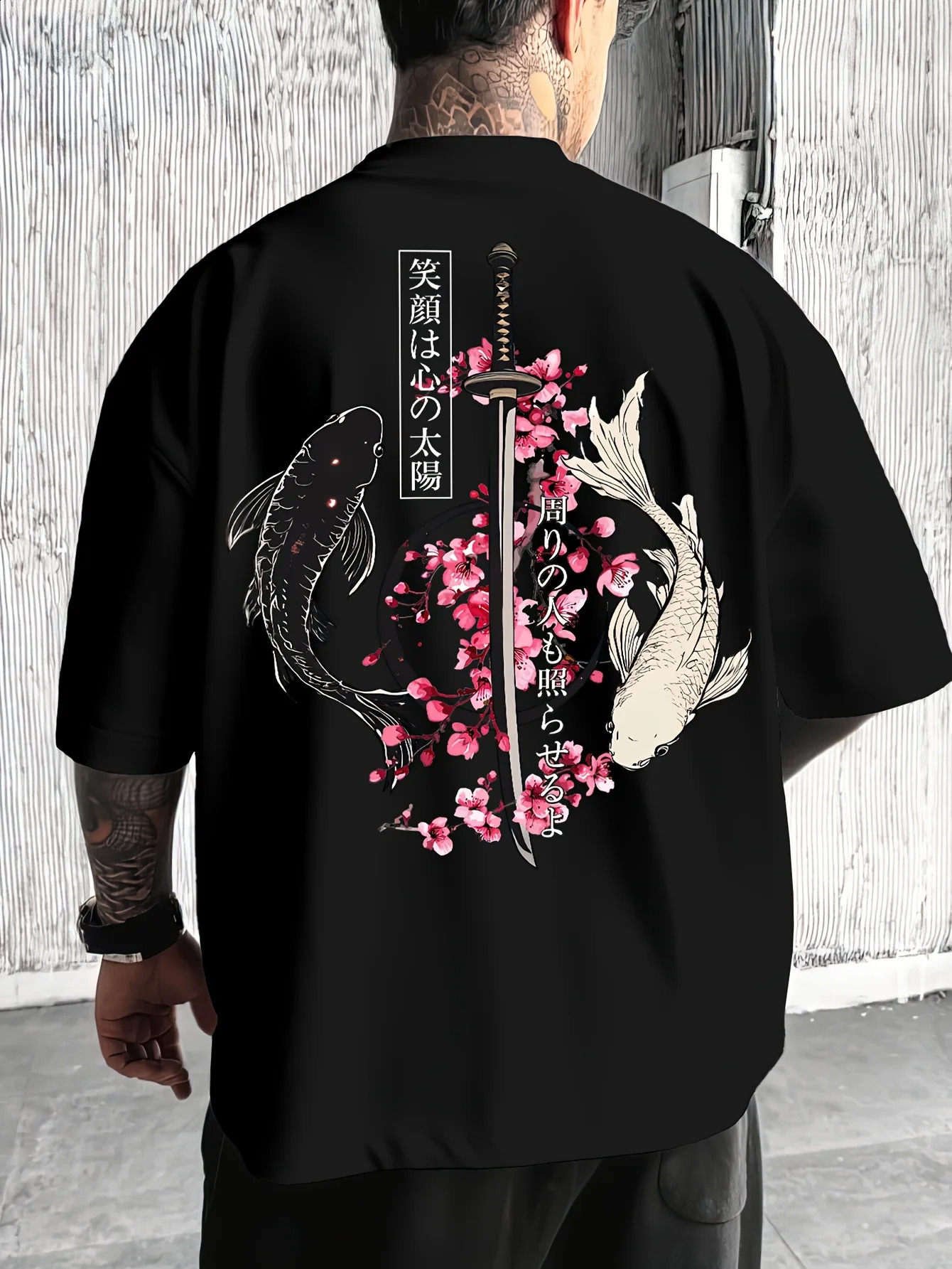Japanese Cherry Blossom Print 100 Cotton Men Woment T-shirt Summer Autumn Daily Outdoor Sports Casual Loose Street Short-sleeve 260626