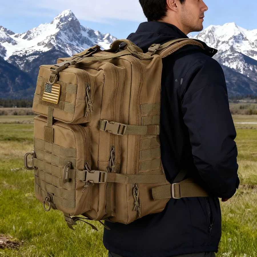 Pack 50L/30L Backpack Military Assault For Men 3 Day Bug Out Bag Molle DaypackFor Camping Outdoor Sport Rucksack Backpacks M260626 - view 7