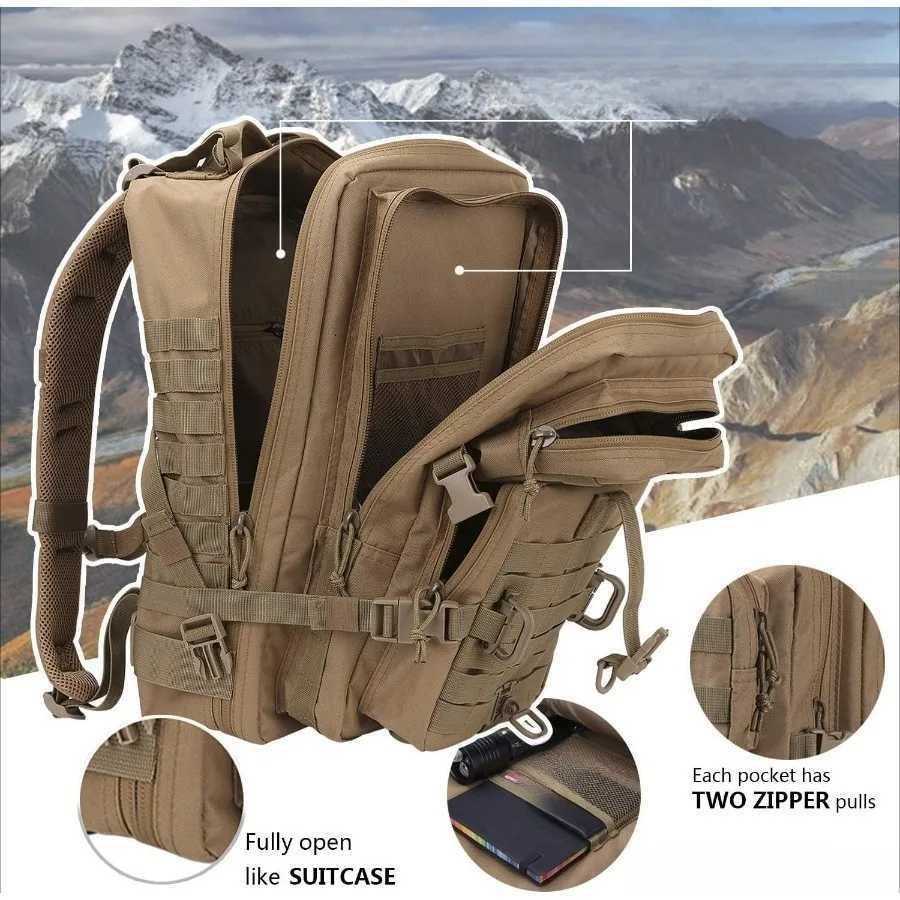 Pack 50L/30L Backpack Military Assault For Men 3 Day Bug Out Bag Molle DaypackFor Camping Outdoor Sport Rucksack Backpacks M260626 - view 5