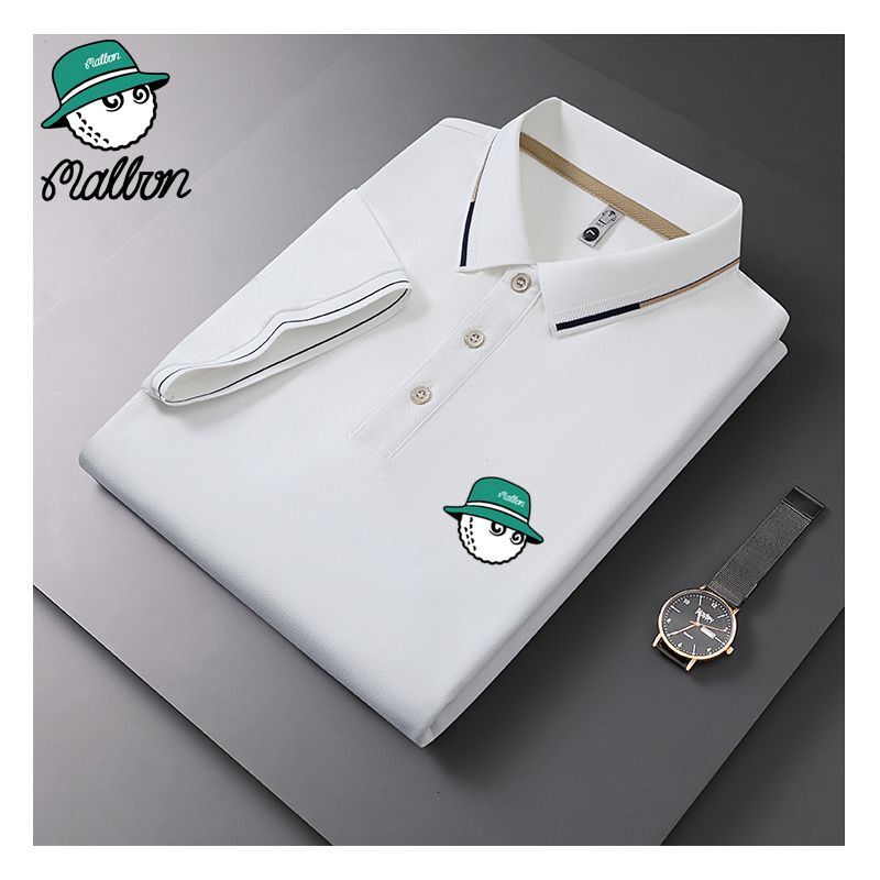 High-End Short-Sleeve Top, Summer Hit, Breathable Casual Golf Button-Up Shirt, Luxurious And Stylish Polo Shirt - view 7