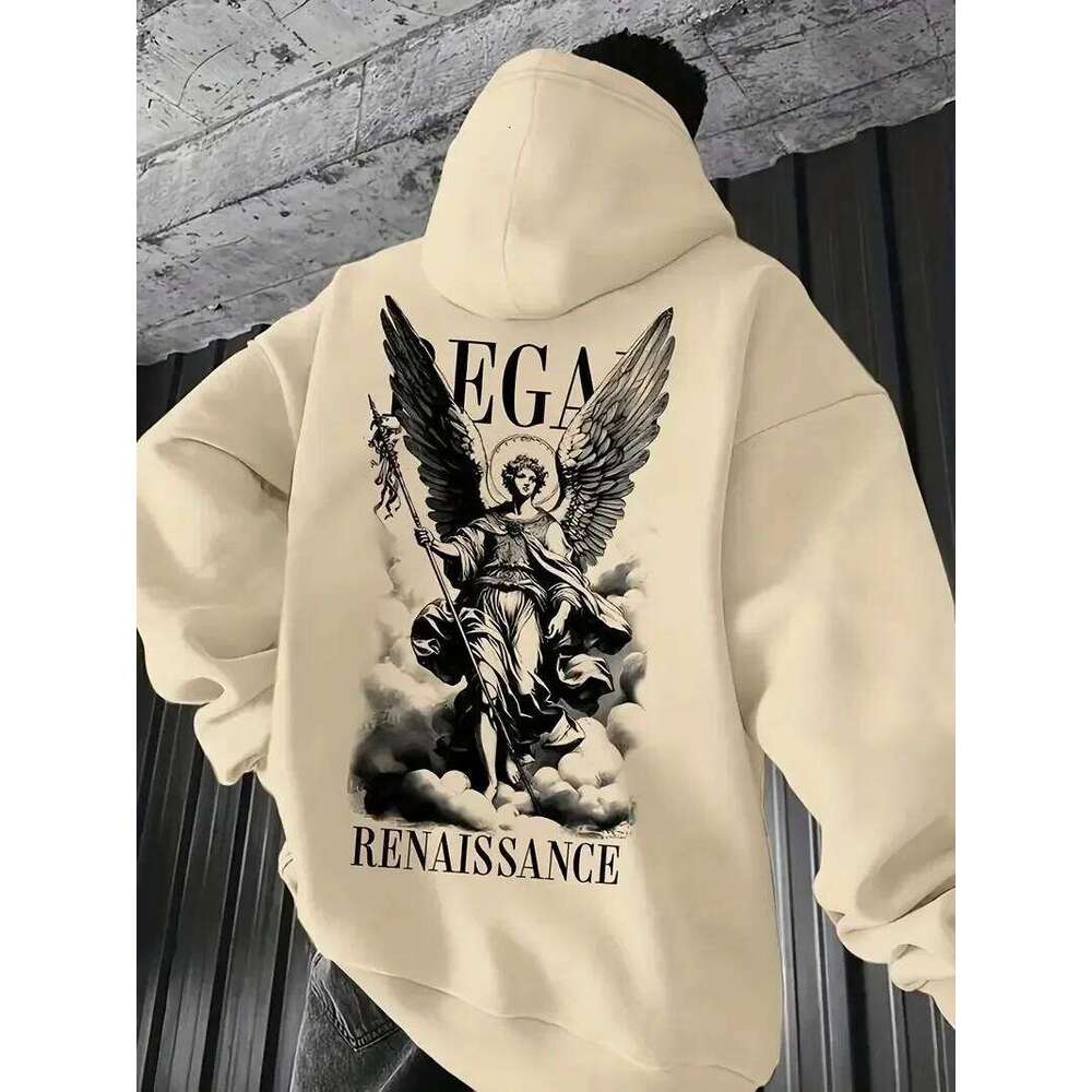 The 2025 fashion new men's hoodie comfortable and casual patterned printed sweatshirt high-quality streetwear W260626 - view 4