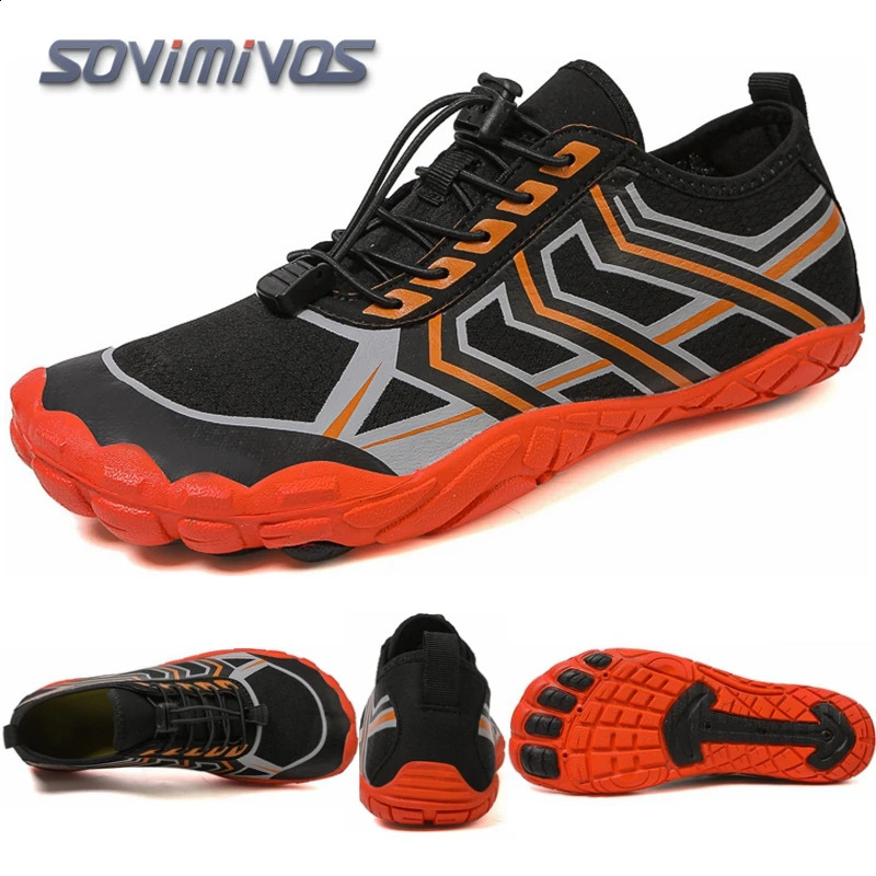 Green Water Shoes For Men Aqua Upstream Breathable Mesh Beach Sandals Summer Sport Women Swimming Slippers 260626 - view 7