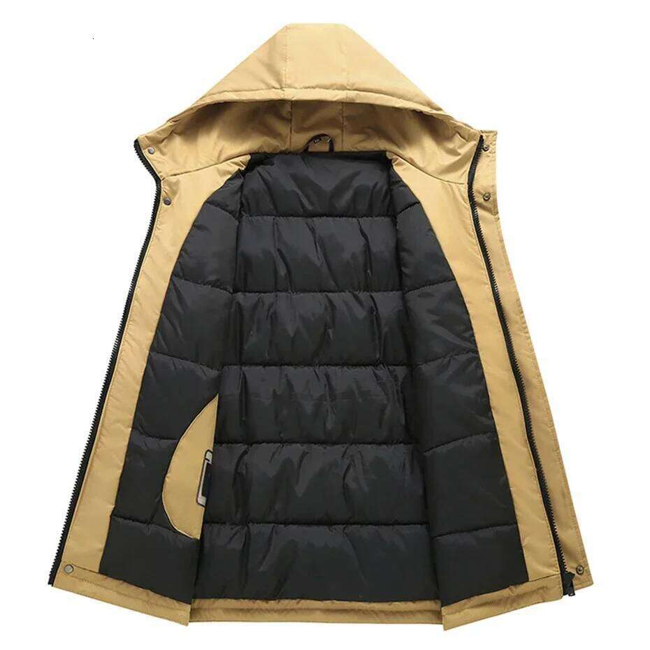 Large Size 12XL Parka Men Hooded Winter Jacket Male Waterproof Windbreaker Thick Padded Warm Extra Big Plus 6xl 7xl 8xl 9xl 10xl W260626 - view 4