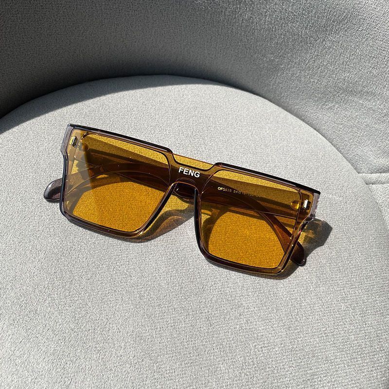 INS style sunglasses men's personality trendy and cool integrated style 2026 designer's new sunglasses women's mesh sunglasses casual a - view 8